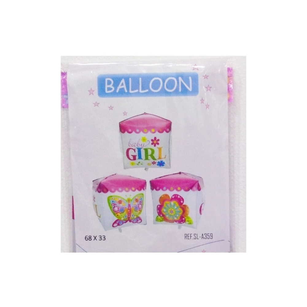 GLOBO METAL CUBO