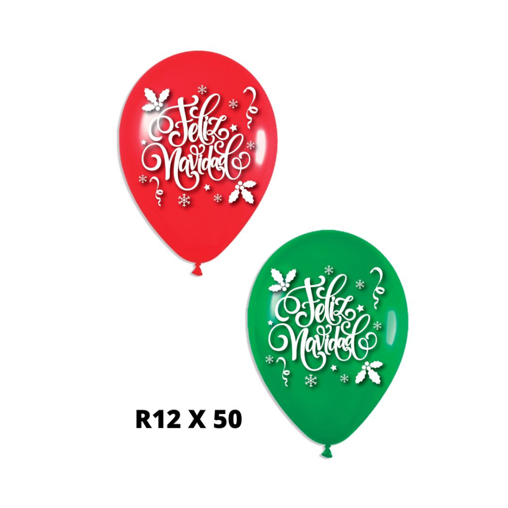 GLOBO R12X50 NAVIDAD X50