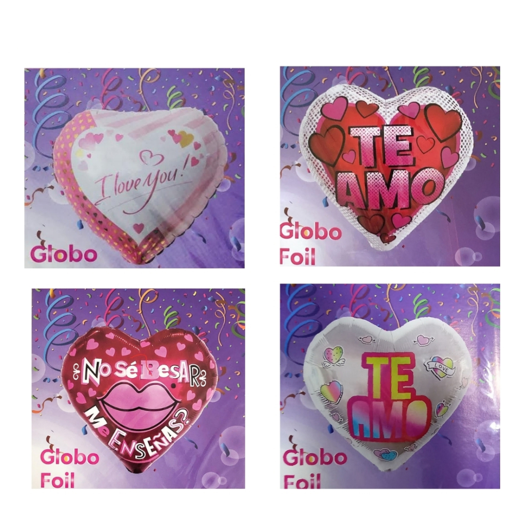 GLOBO AMOR EMPACADO 18