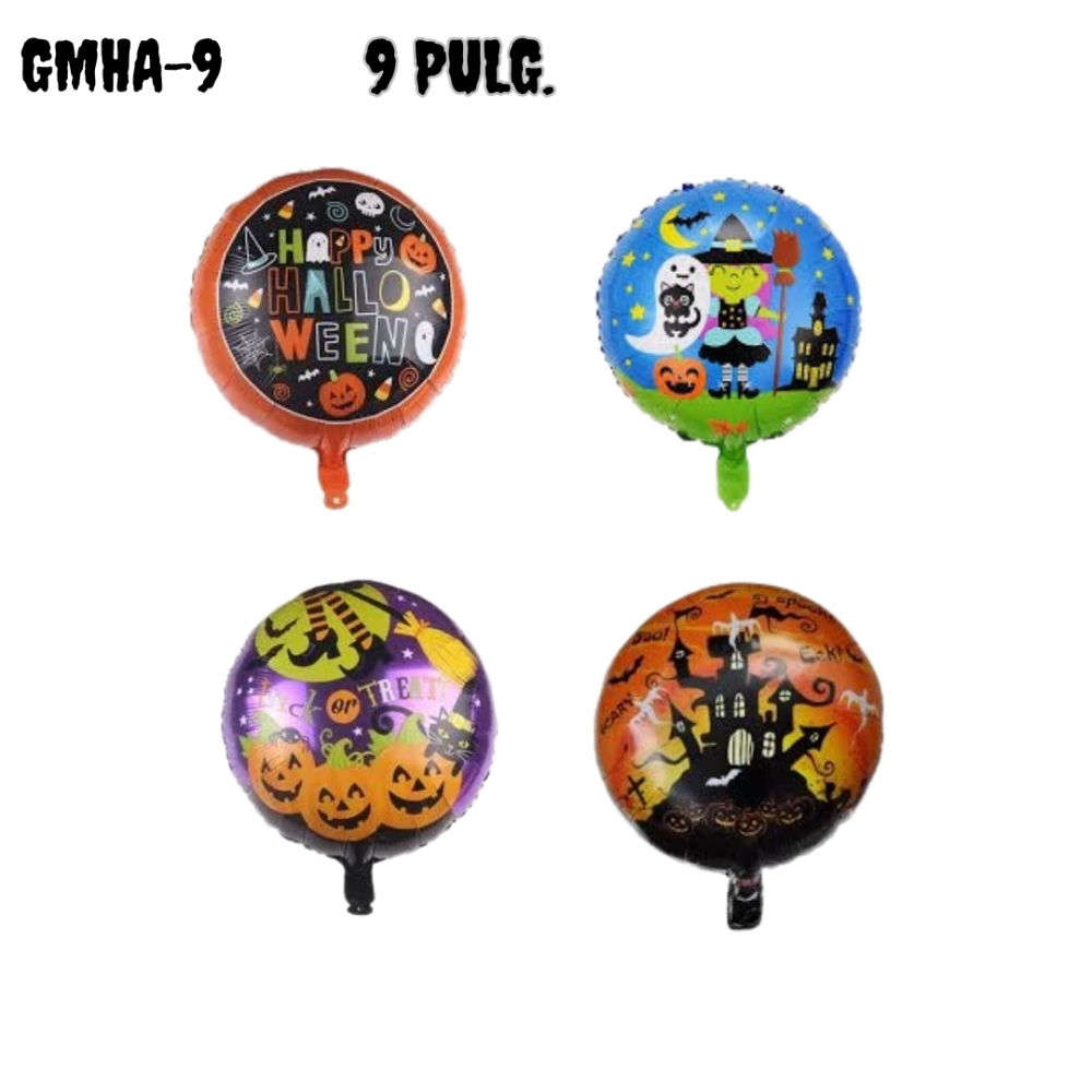 GLOBO METAL HALLOWEEN 9 PULG