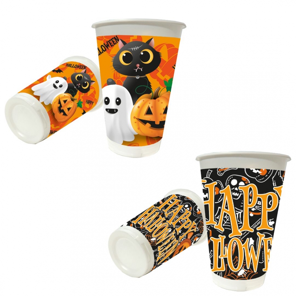 VASO HALLOWEEN X 12