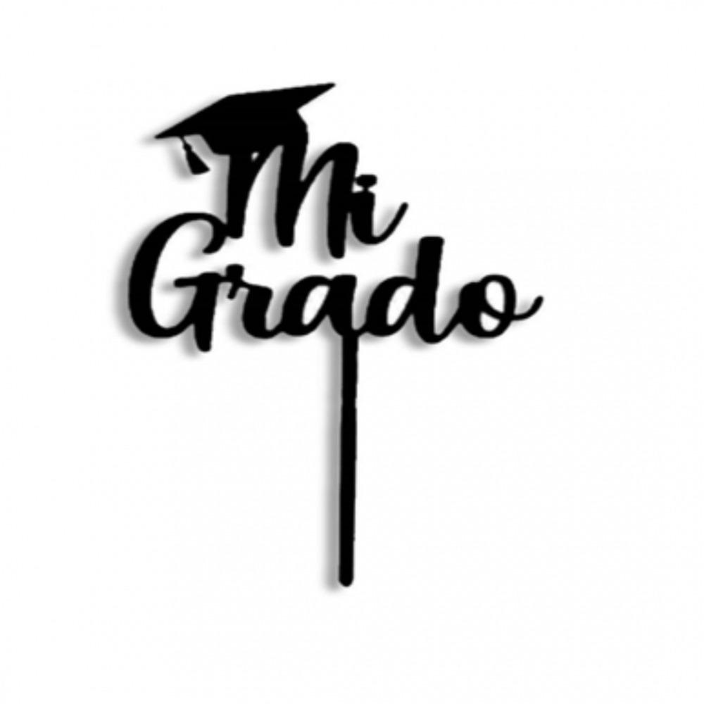 TOPPER PARA TORTA MI GRADO