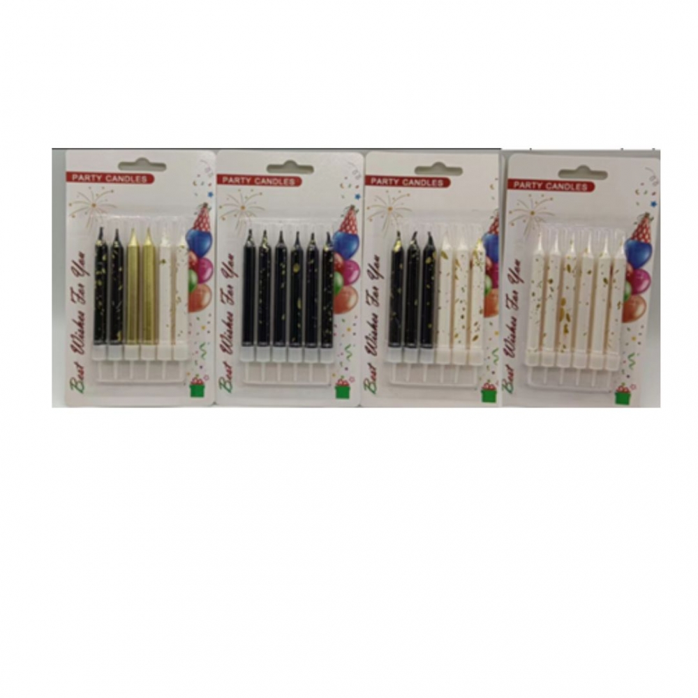 VELA PALITO CORTA CHISPIADA