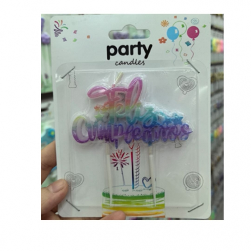 VELA BLOQUE DEGRADEE PASTEL