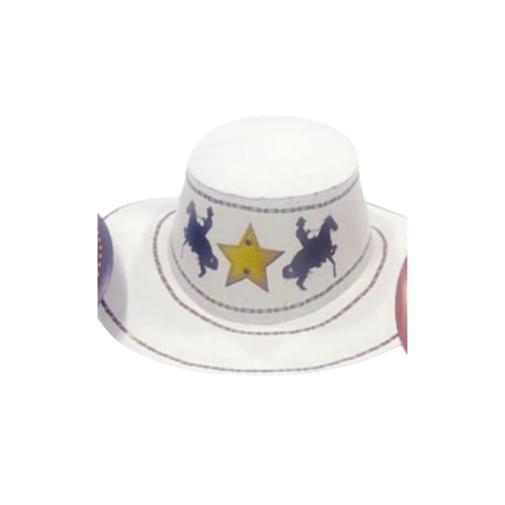 SOMBRERO VAQUERO BLANCO