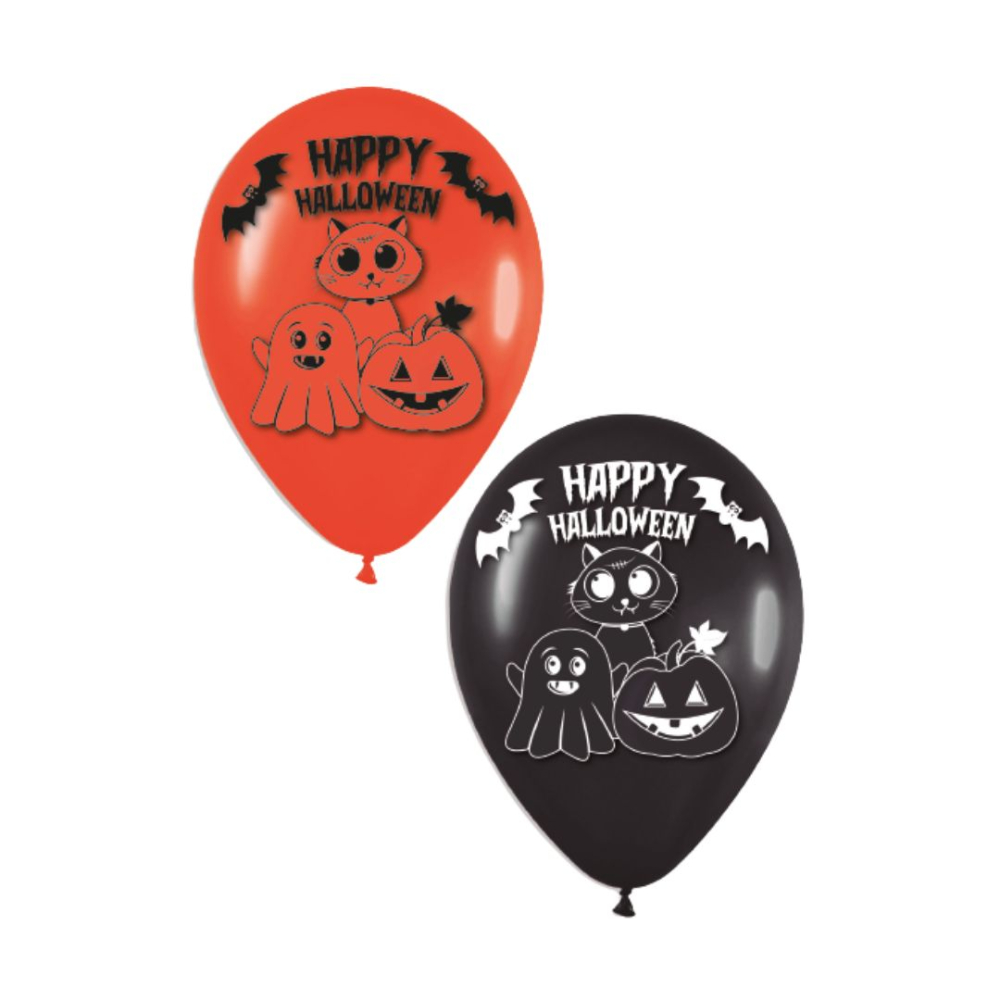 GLOBO HALLOWEEN R12X20 GATO-FANTASMA-CALABAZA