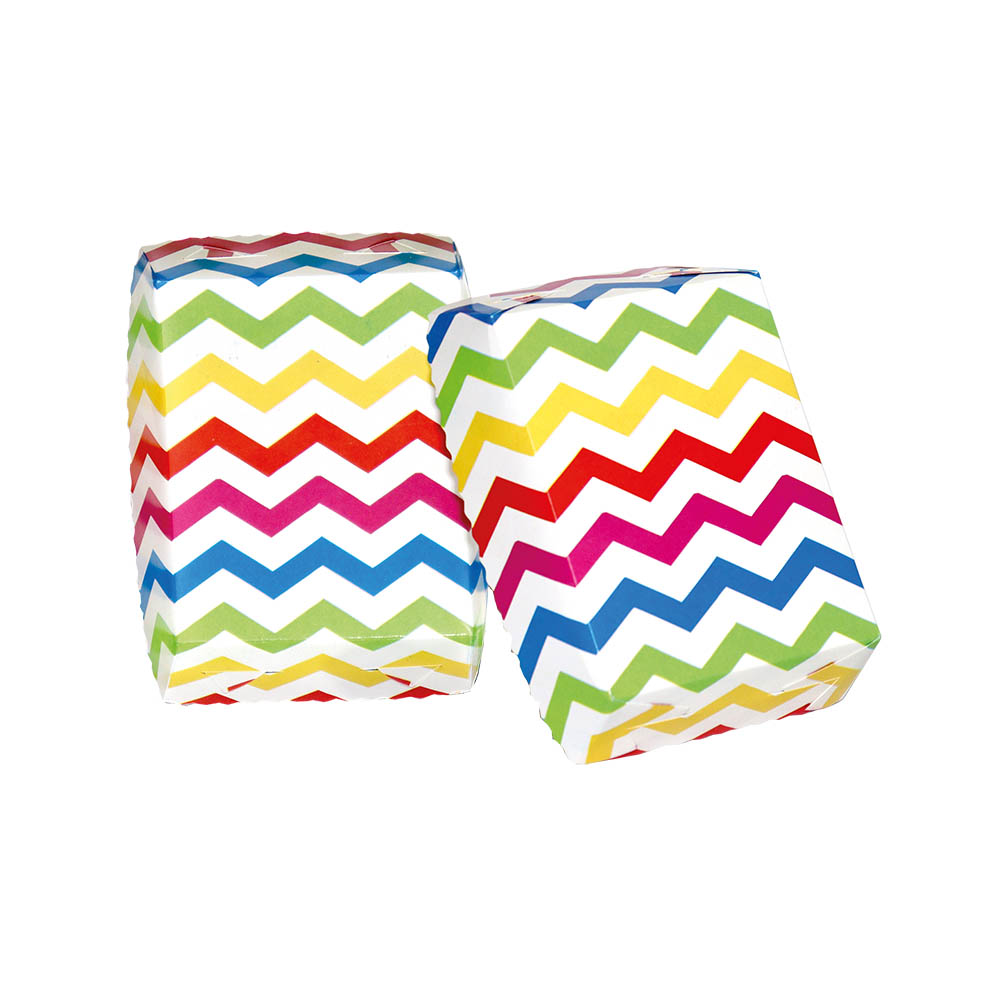 BANDEJA TEMATICO X 12 CHEVRON MULTICOLOR