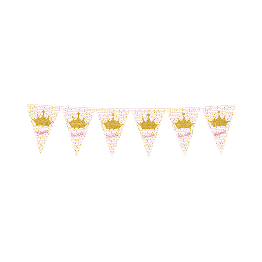 BANDERIN TEMATICO CORONA DE PRINCESAS 