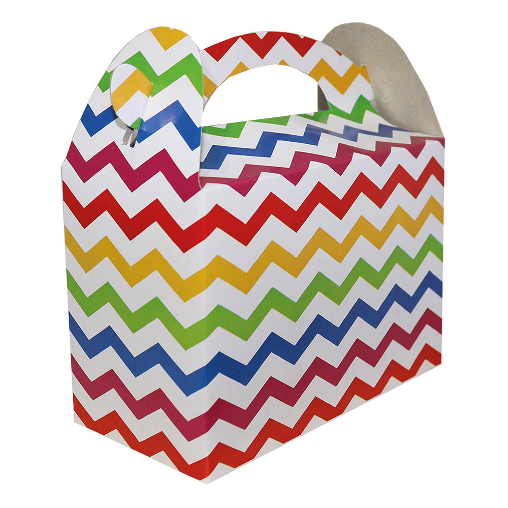 CAJA TEMATICA X 6 CHEVRON MULTICOLOR