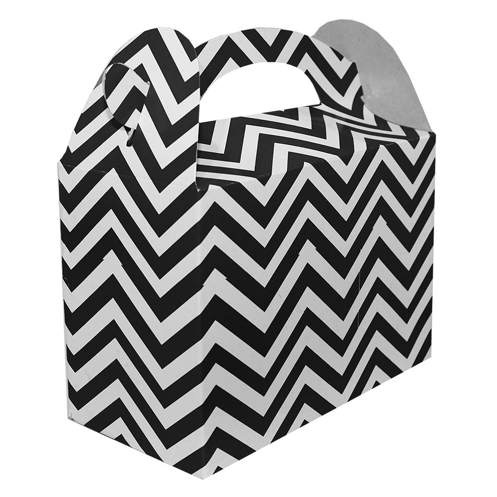 CAJA TEMATICA X 6 CHEVRON NEGRO