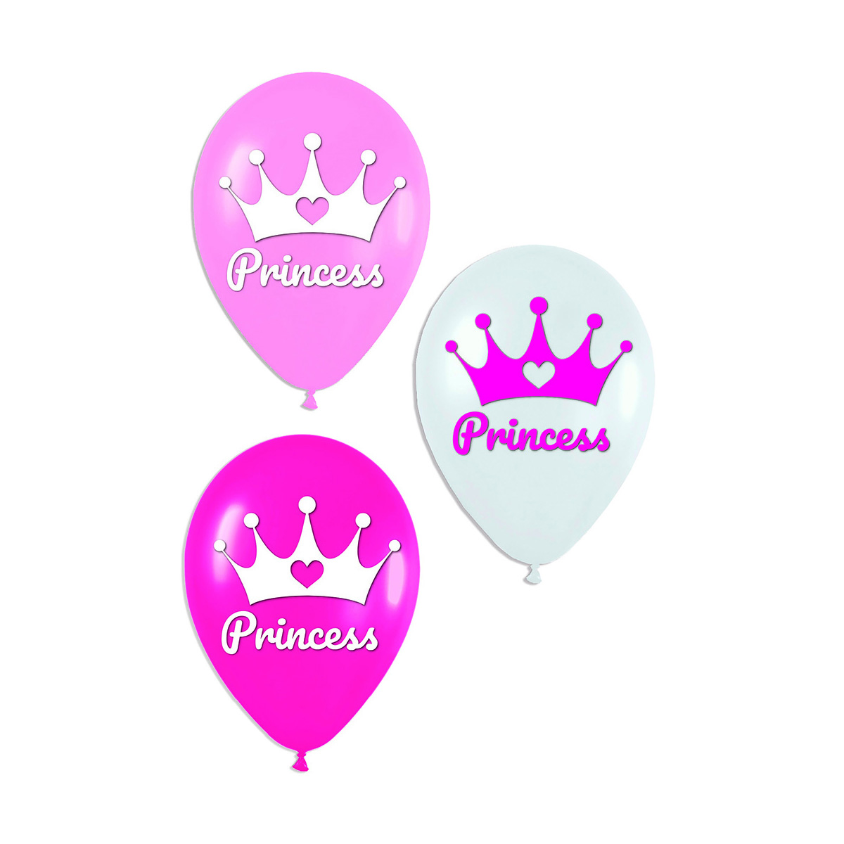 GLOBO MOTIVO TEMATICO CORONA DE PRINCESAS 