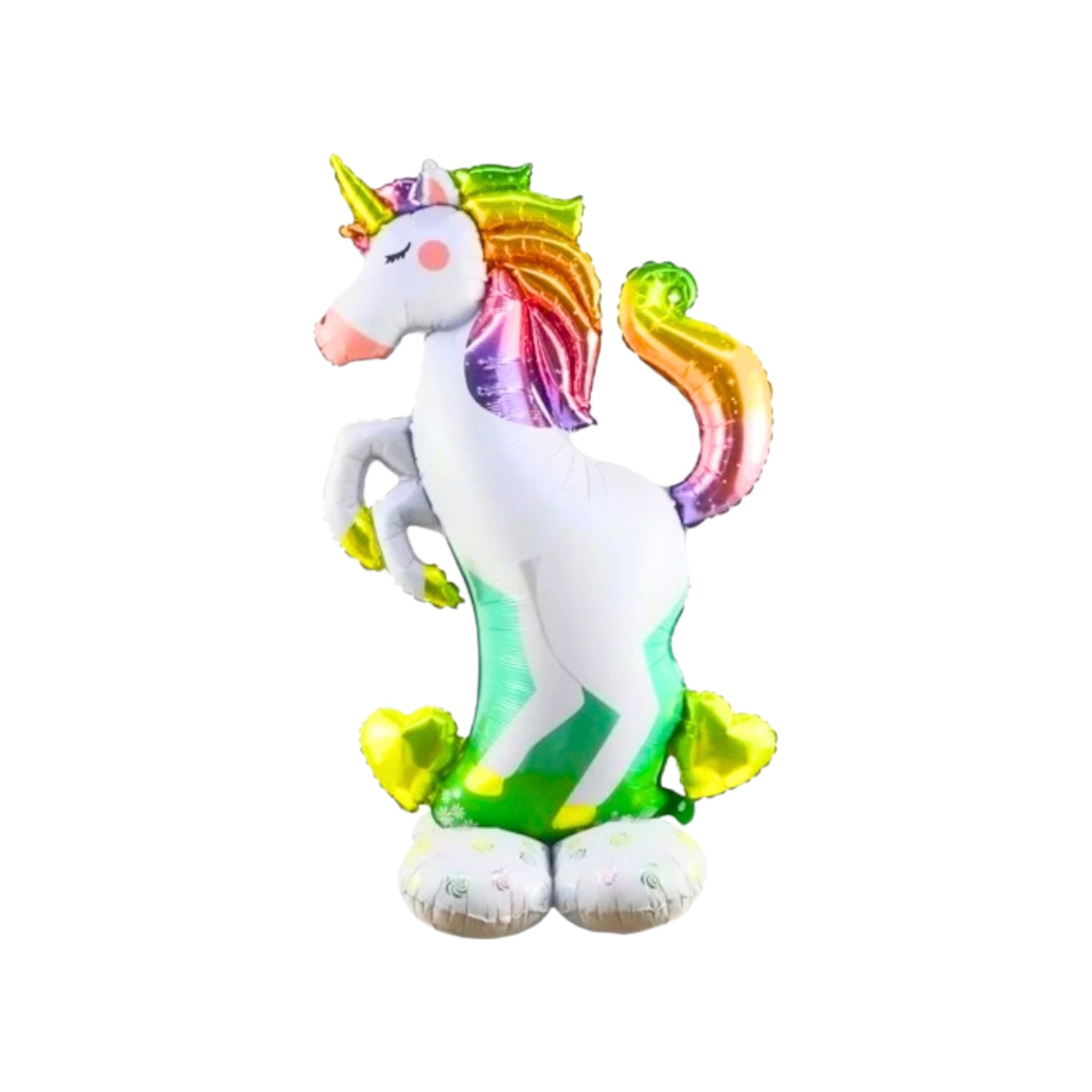 GLOBO METAL UNICORNIO CUERPO 1 MT. ALTO