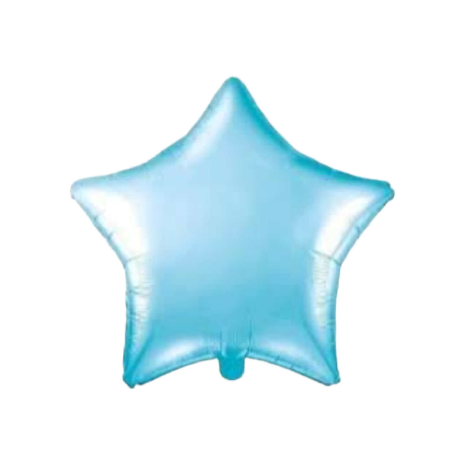GLOBO METAL ESTRELLA 6    AZUL CLARO