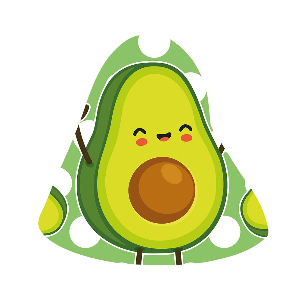 GORRO TEMATICO X 12 AGUACATE 