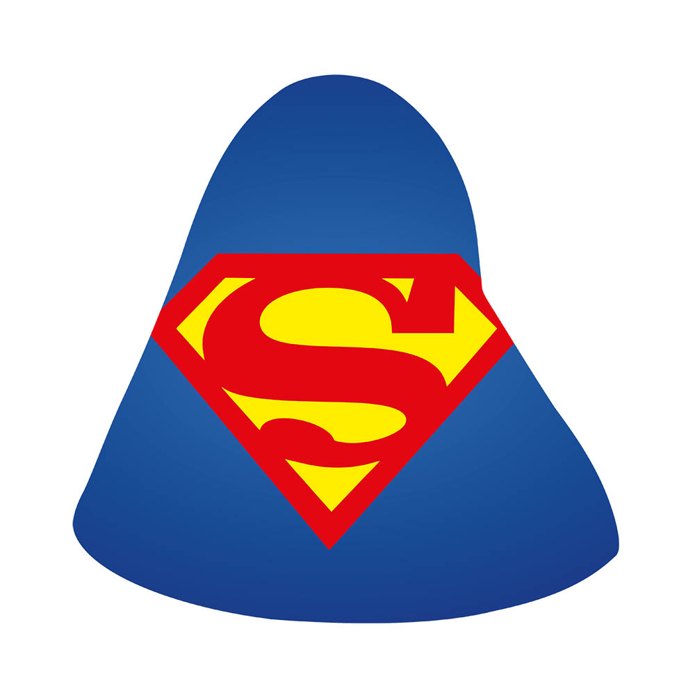 GORRO TEMATICO X 12 SUPERMAN ESCUDO 
