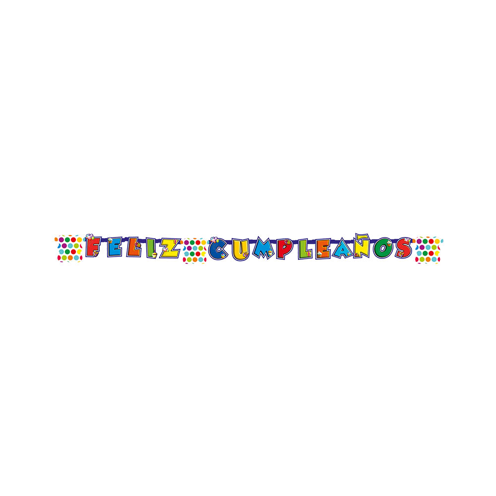 GUIRNALDA TEMATICA POLKA F-BCO-MULTICOLOR