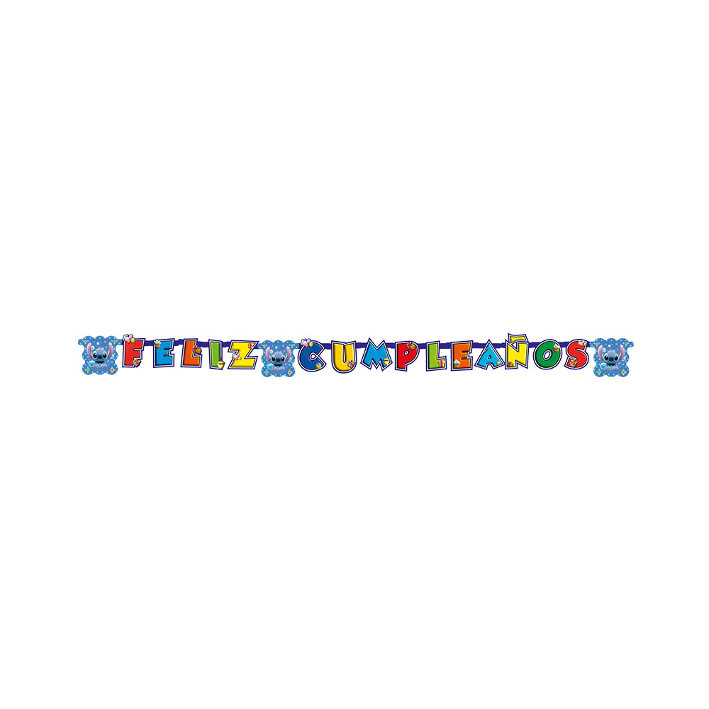 GUIRNALDA INFANTIL STITCH 