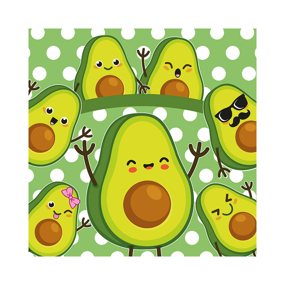 MANTEL TEMATICO AGUACATE 