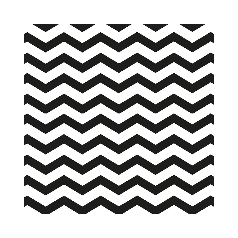 MANTEL TEMATICO CHEVRON NEGRO