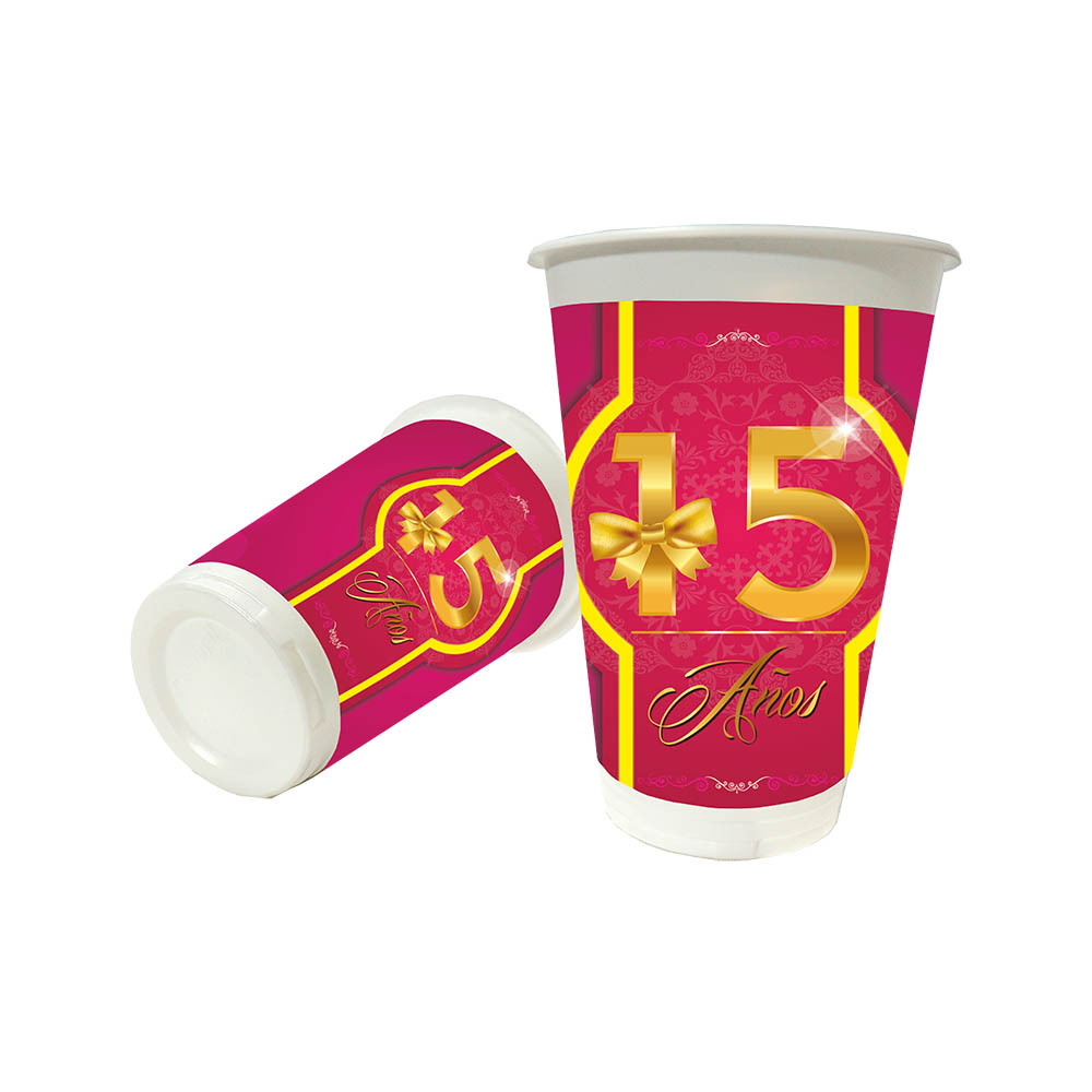 VASO TEMATICO X 12 15 ANOS 