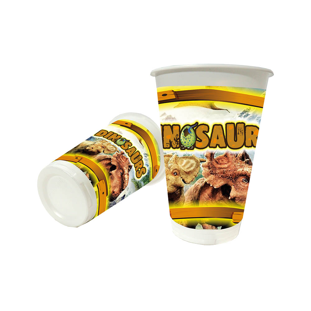 VASO TEMATICO X 12 DINOSAURIOS 