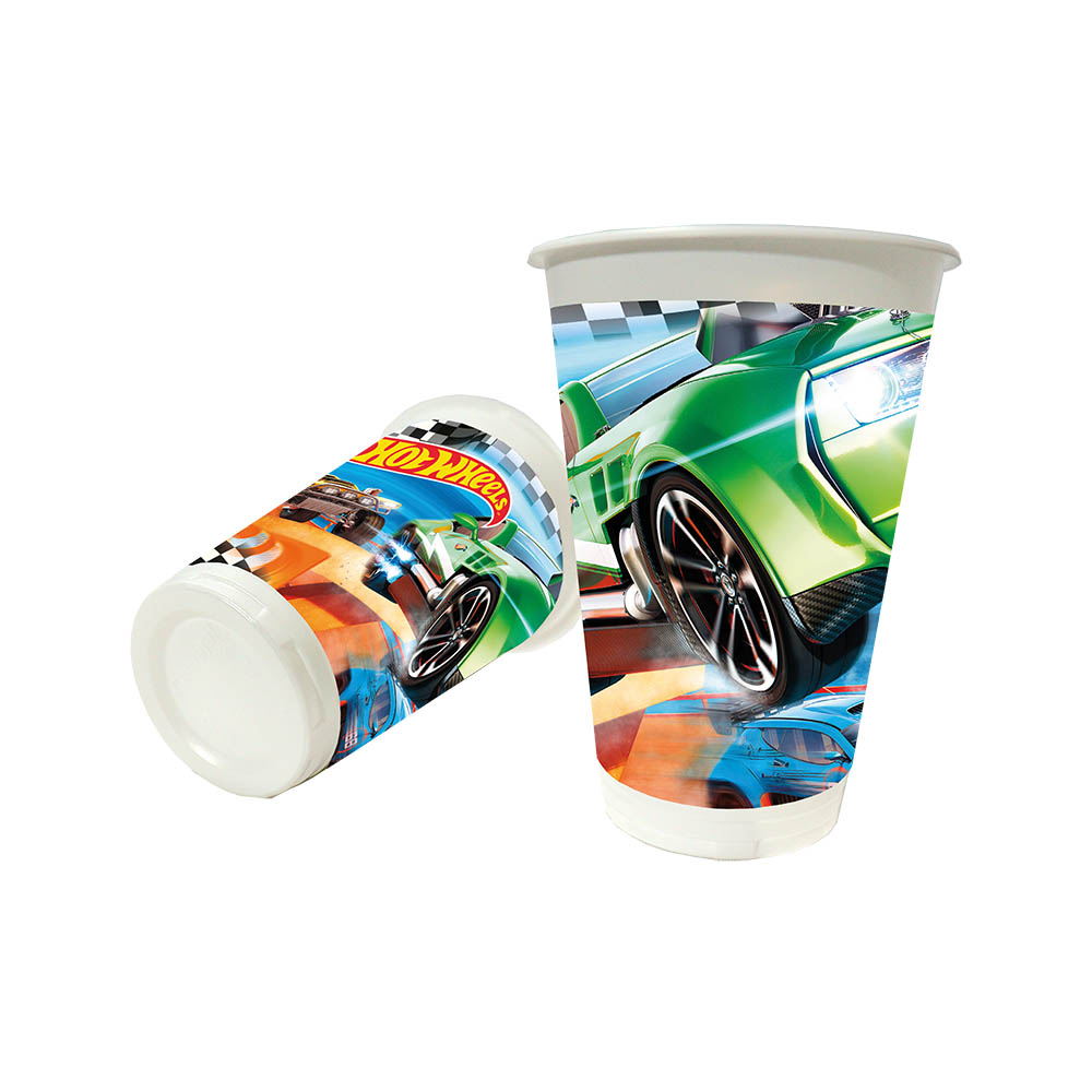 VASO INFANTIL X 12 HOT WEELS 