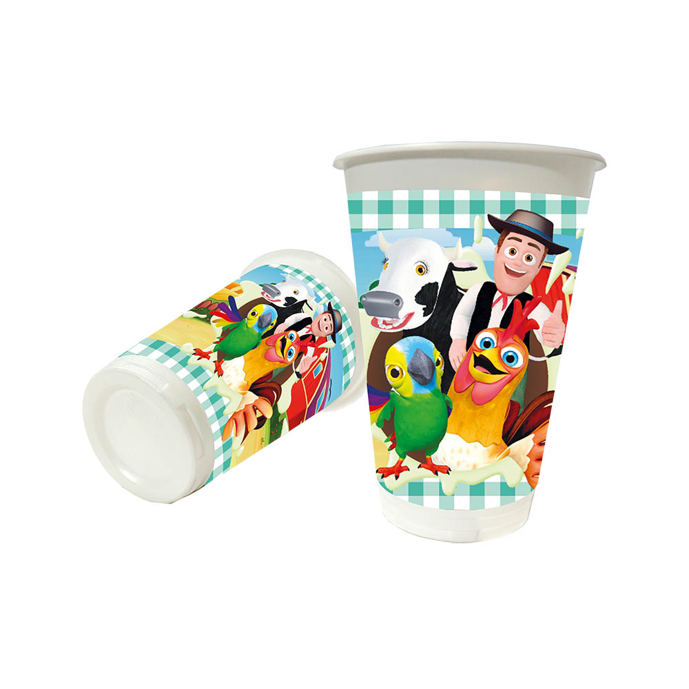 VASO INFANTIL X 12 LA GRANJA DE ZENON 