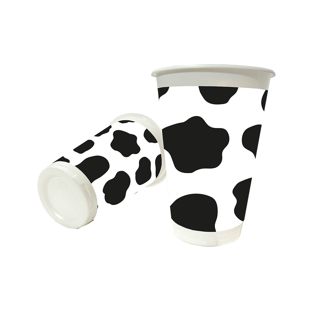 VASO TEMATICO X 12 MANCHAS DE VACA 