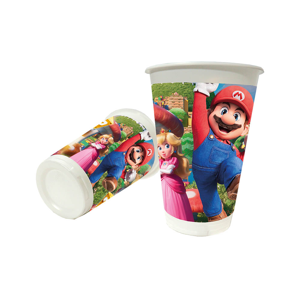 VASO INFANTIL X 12 MARIO BROSS 