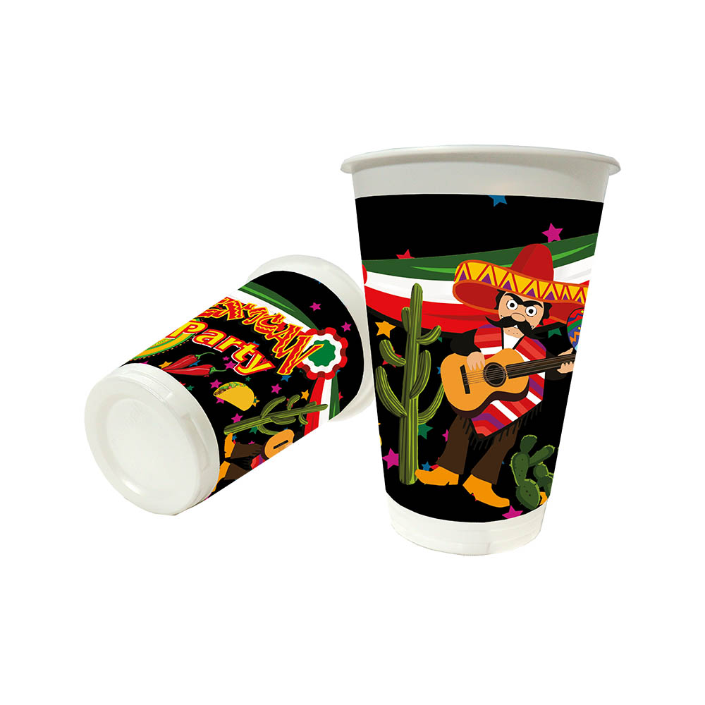 VASO TEMATICO X 12 MEXICANO 