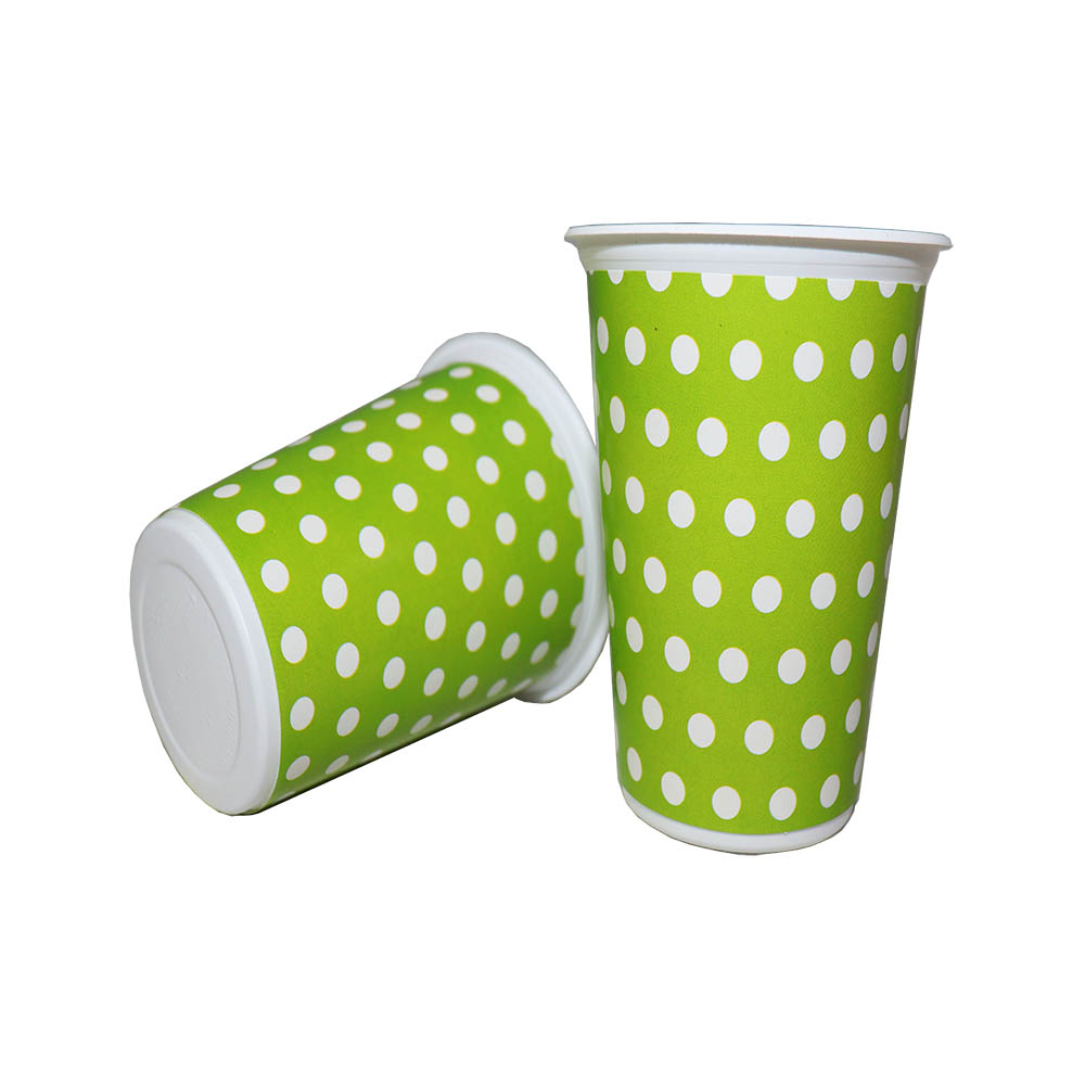 VASO TEMATICO X 12 POLKA VERDE