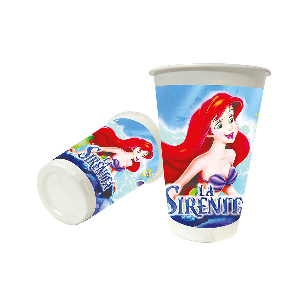 VASO INFANTIL X 12 SIRENITA 