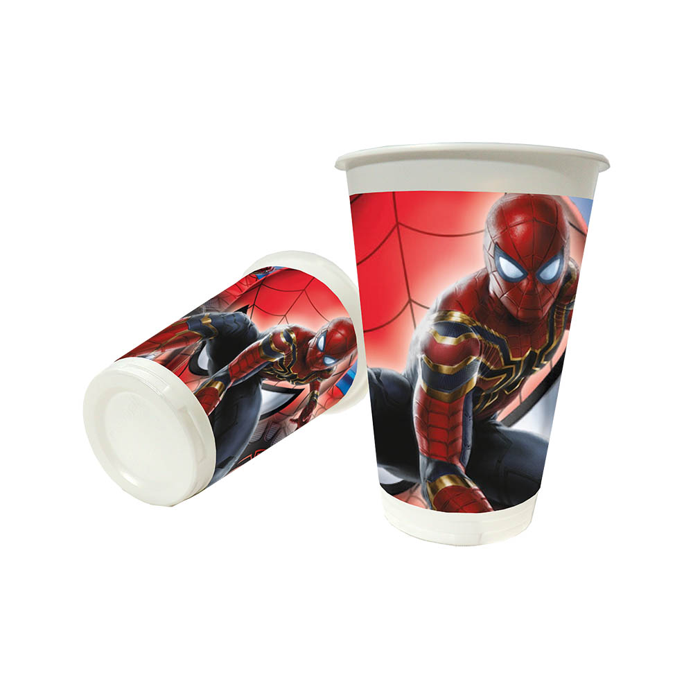 VASO INFANTIL X 12 SPIDERMAN 