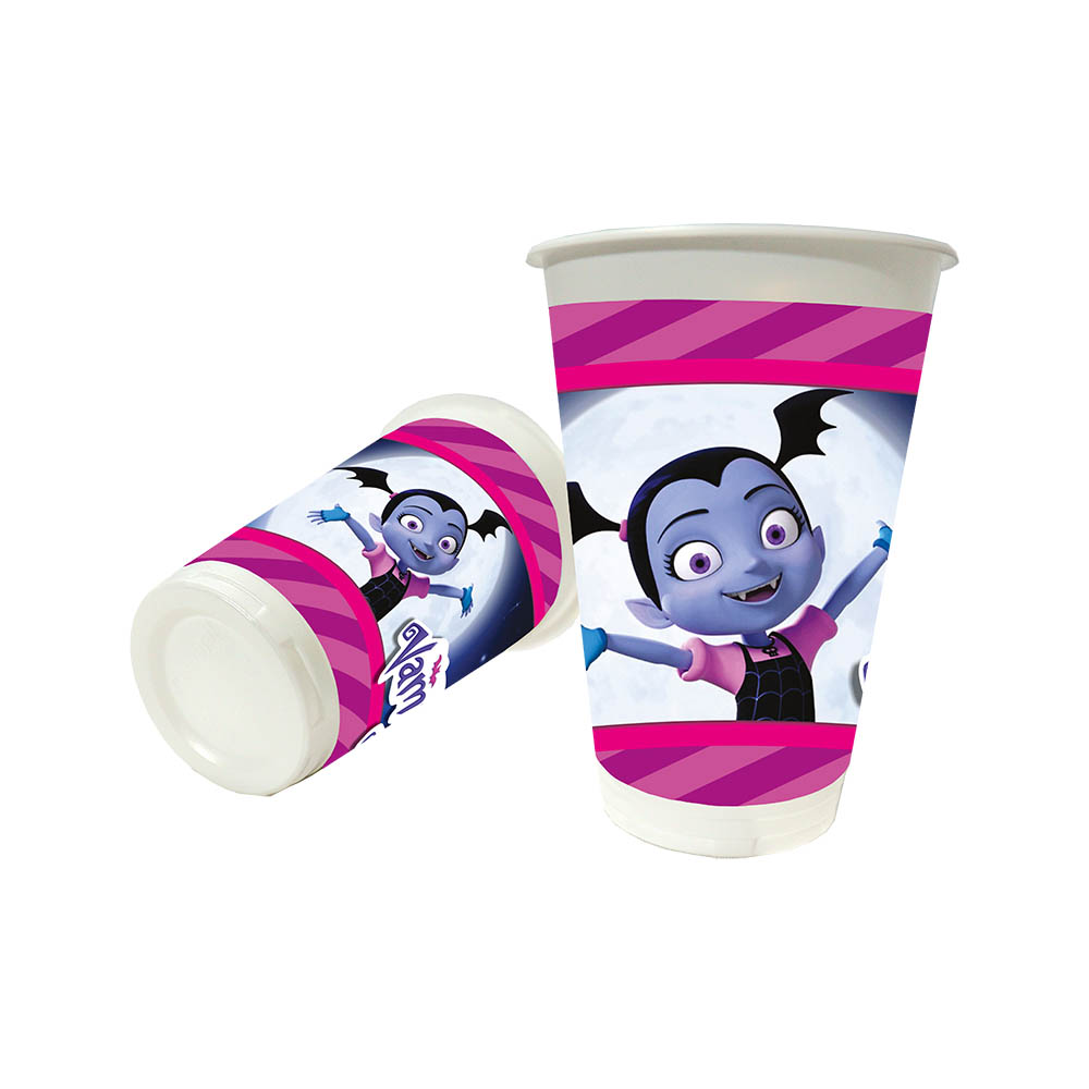 VASO INFANTIL X 12 VAMPIRINA 