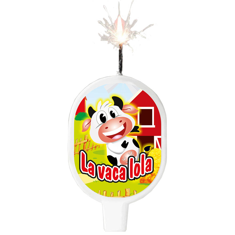 VELA SURTI INFANTIL LA VACA LOLA 