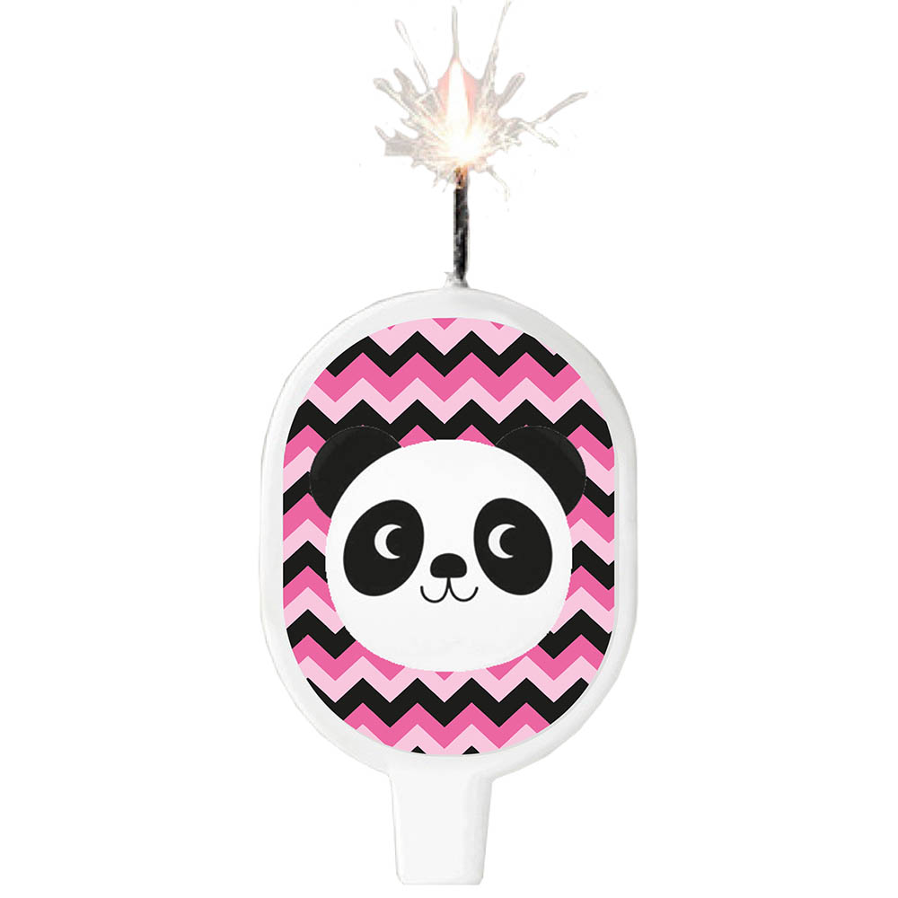 VELA SURTI INFANTIL PANDA ROSADA 