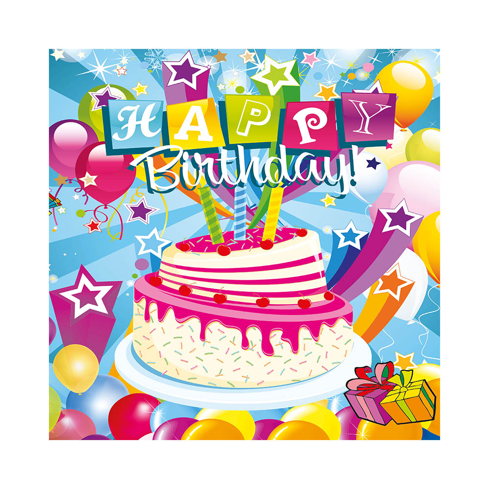 SERVILLETA X15 HAPPY BIRTHDAY 