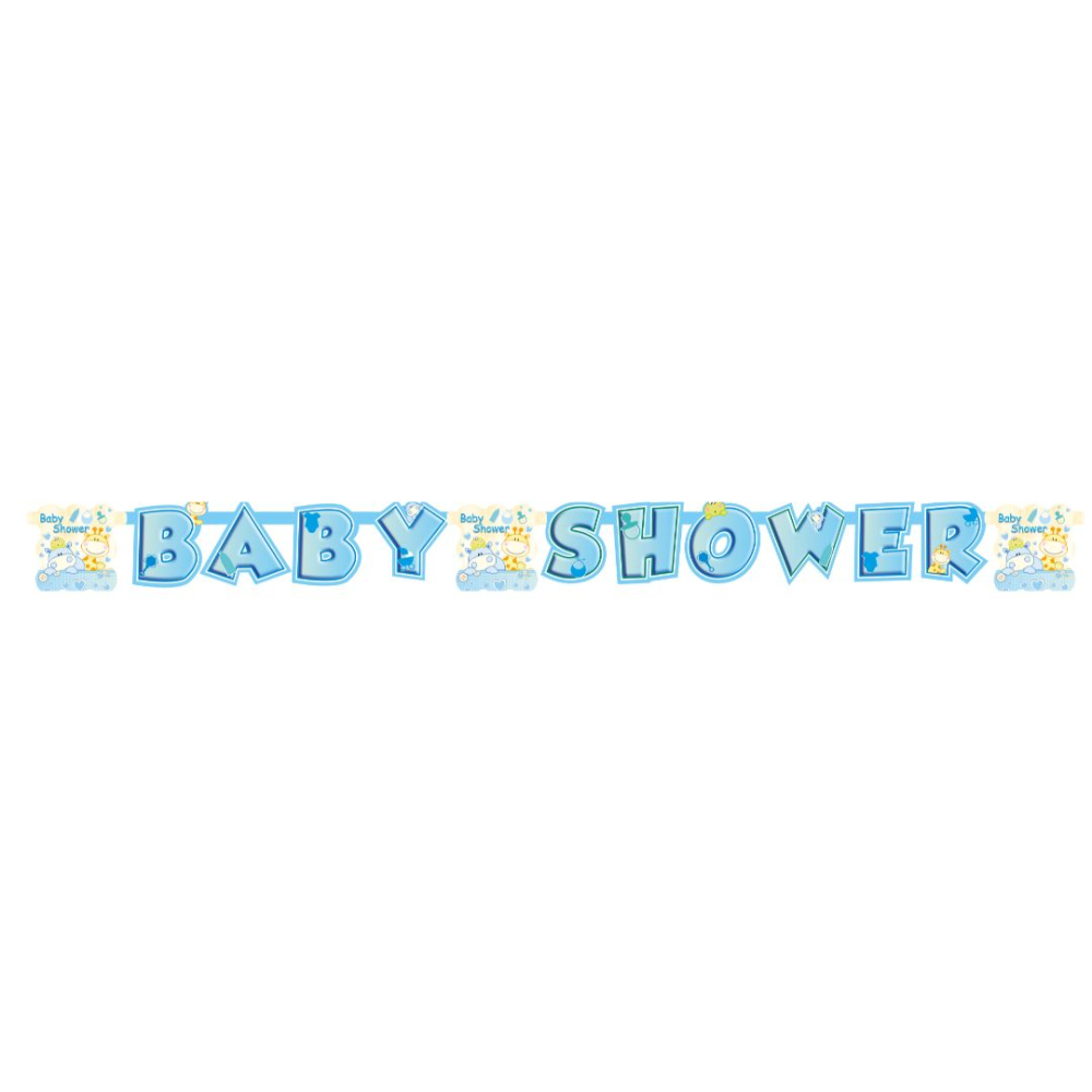 GUIRNALDA TEMATICA SHOWER NINO AZUL