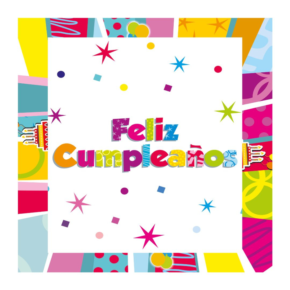 MANTEL TEMATICO FELIZ CUMPLEANOS 