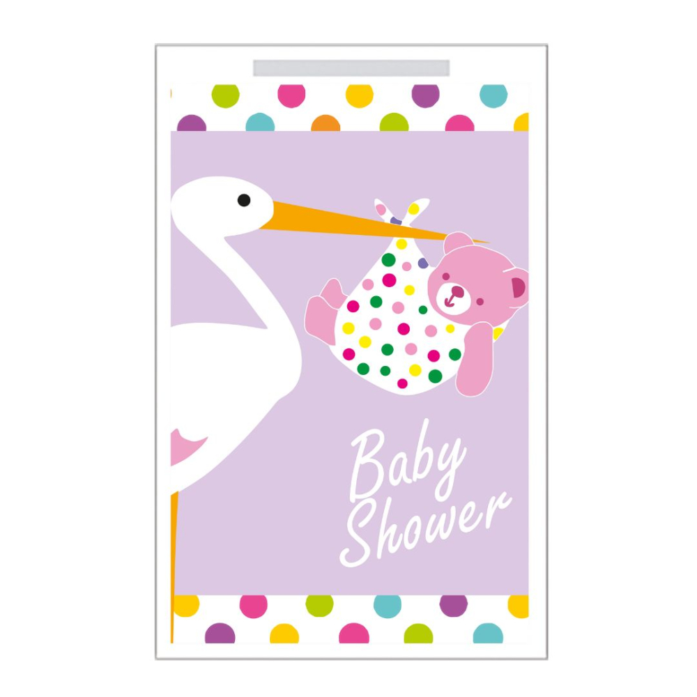 BOLSA X 20 SHOWER CIGUENA LILA