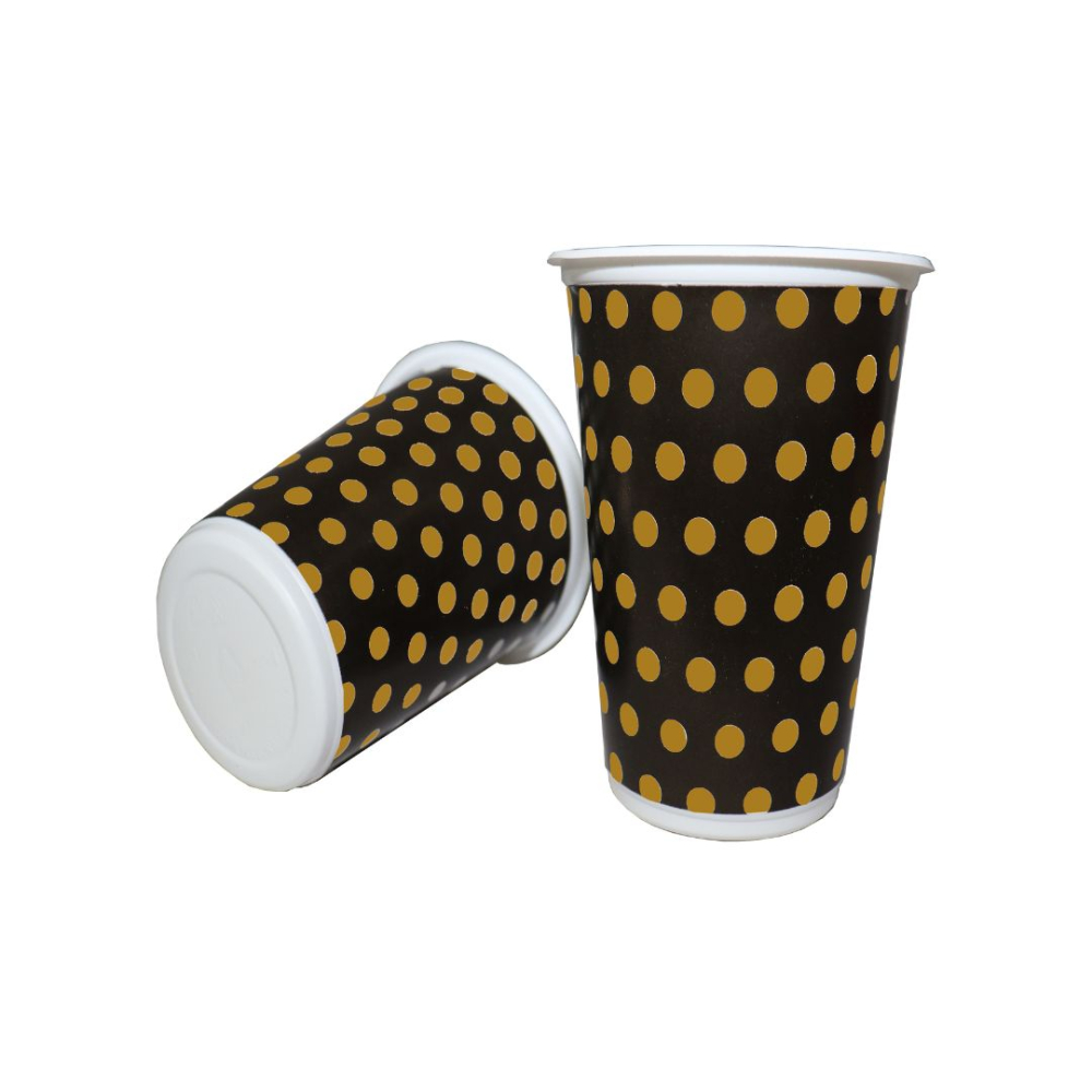 VASO TEMATICO X 12 POLKA F-NG-DORADO