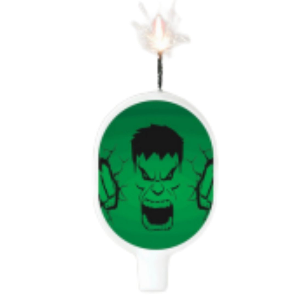VELA SURTI TEMATICA HULK ESCUDO 