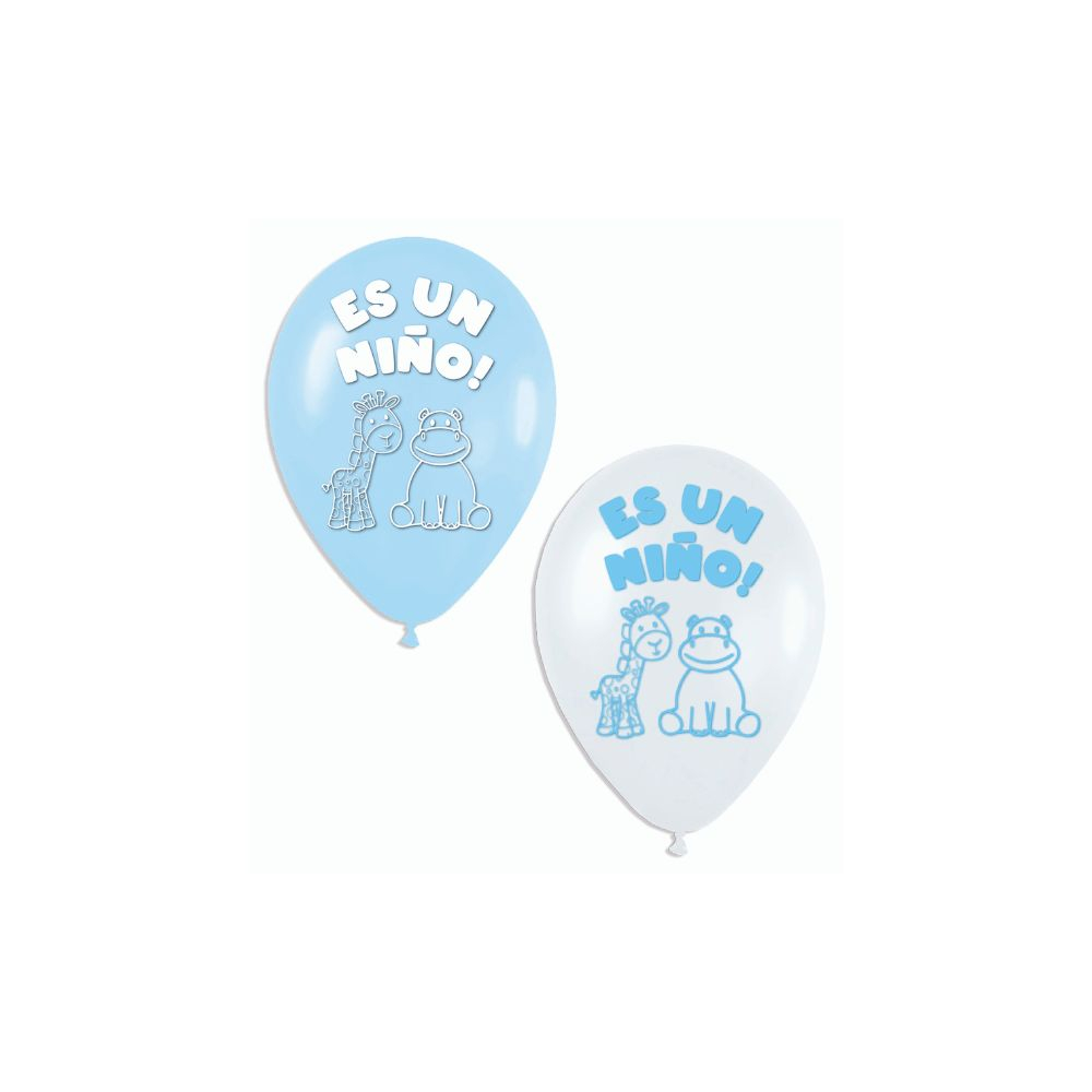 GLOBO MOTIVO TEMATICO SHOWER NIÑO AZUL