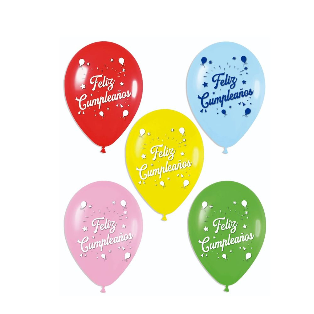 GLOBO MOTIVO TEMATICO FELIZ CUMPLEANOS 