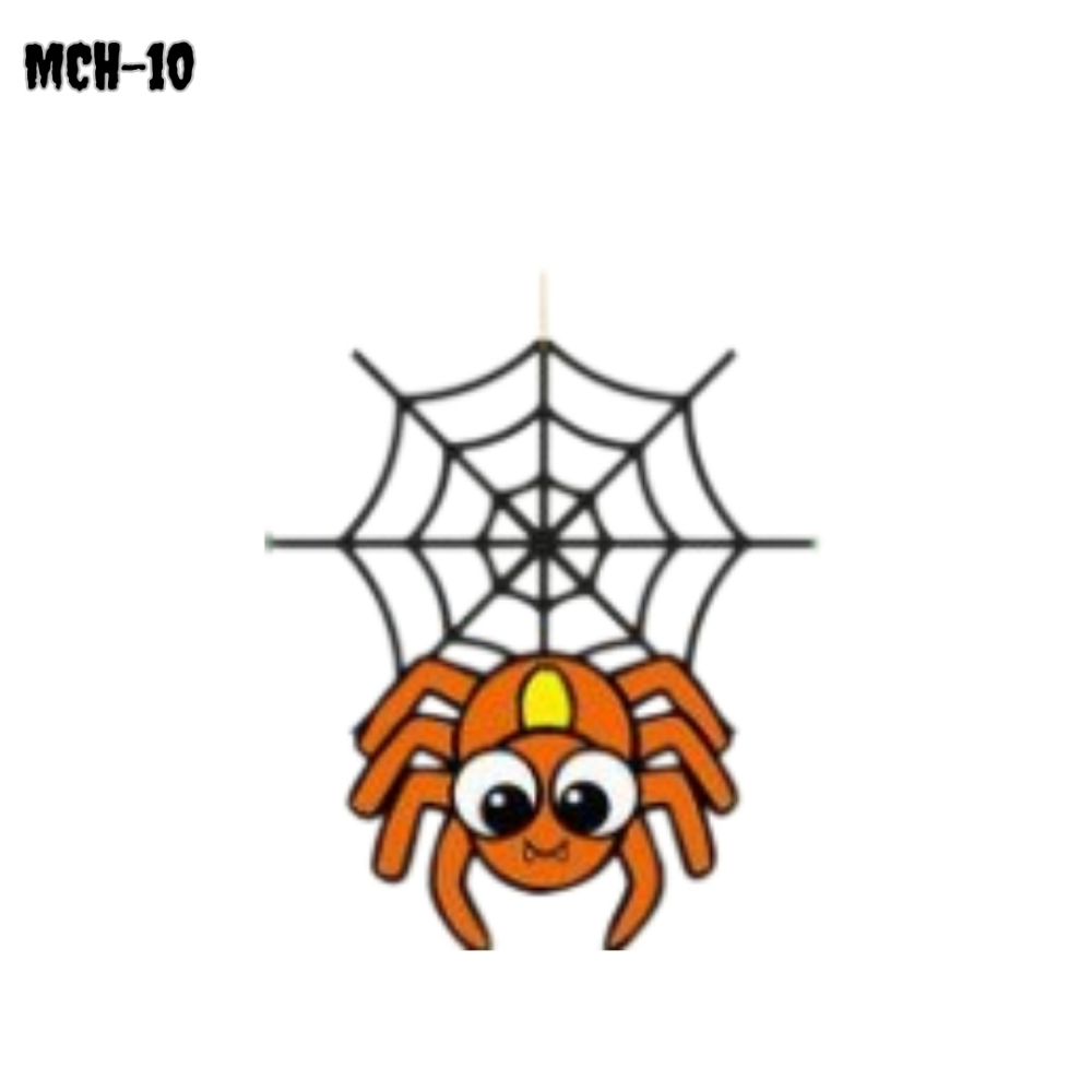 MOVIL CUERPO HALLOWEEN ARA?A NARANJA