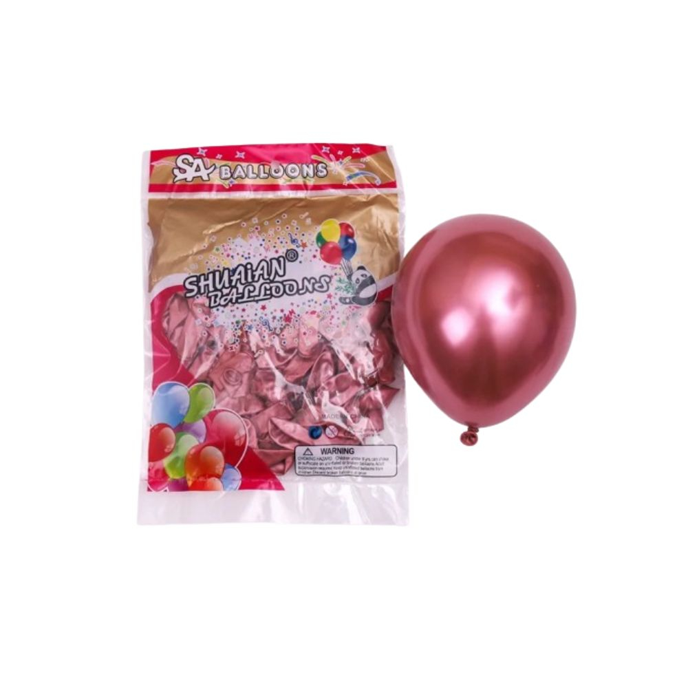 GLOBO SURTI CROMADO R12X50  ROSADO