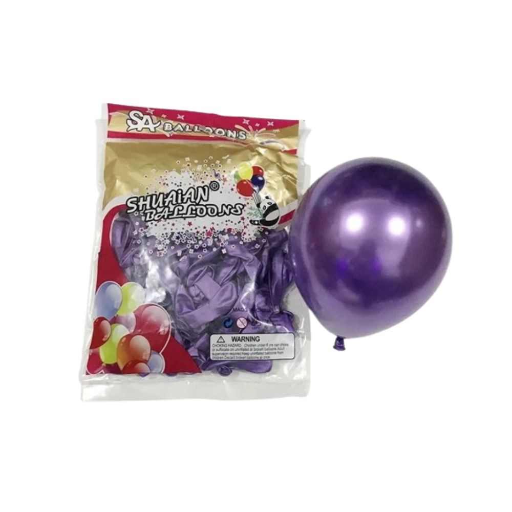 GLOBO SURTI CROMADO R12X50  MORADO