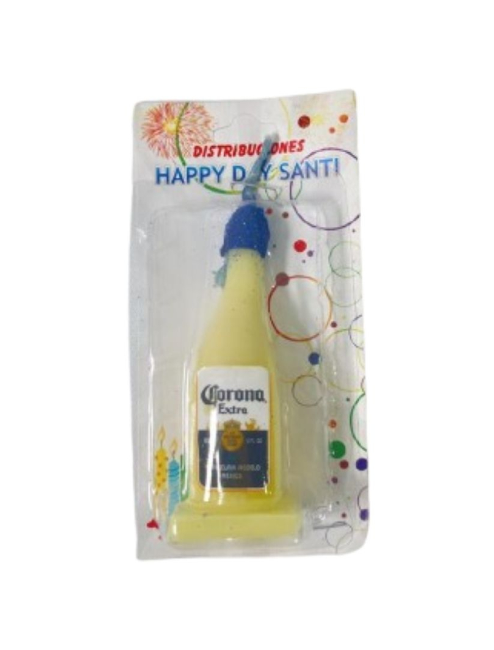 VELA BOTELLA CORONA 