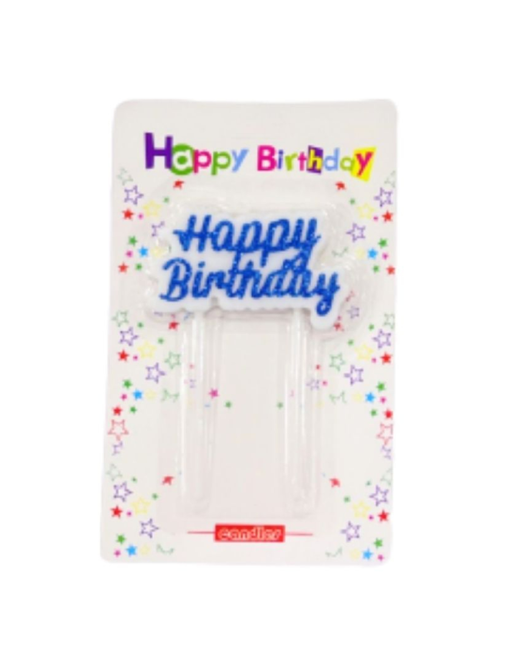 VELA BLOQUE HAPY BIRTHDAY   AZUL REY