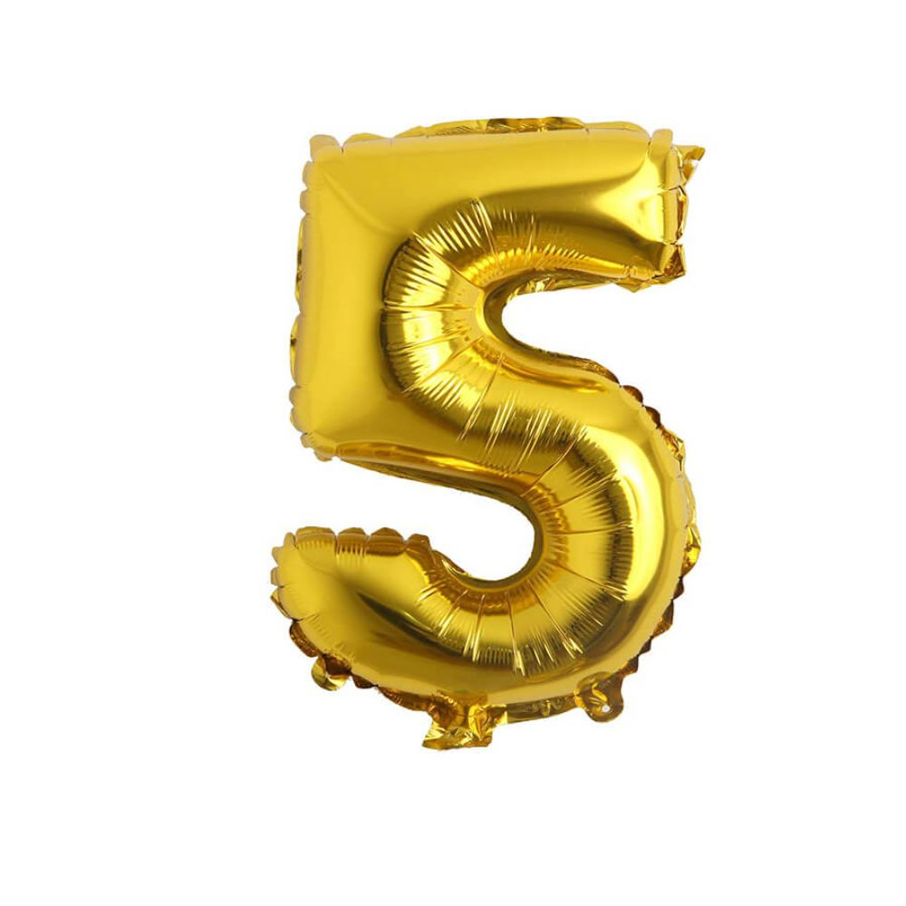 GLOBO METAL 16P #5 DORADO